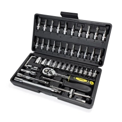 Набор инструментов 46пр. 1/4''(6гр.) (4-14мм) WMC TOOLS WMC-2462-5(New)