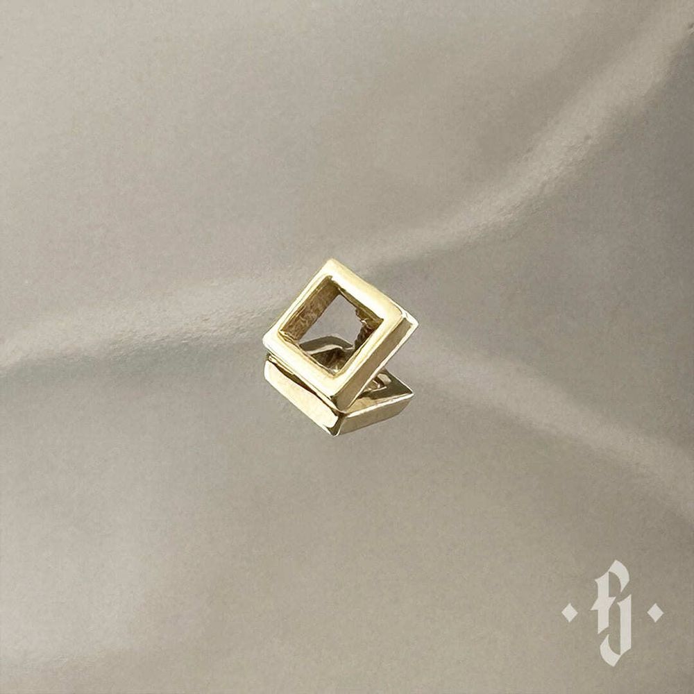 Накрутка "Square Contour" - Желтое золото