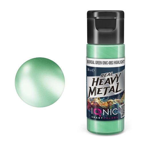Краска Real Heavy Metal Boreal Green Highlight - IONIC Smart Colors, 20 мл