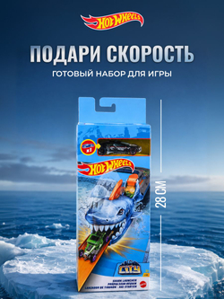 Hot Wheels Трек со змеей. Игровой набор с машинкой