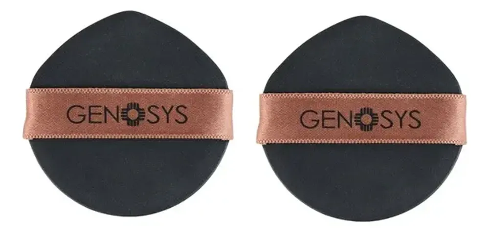 Genosys Спонж для BB кушона Skin Caring Blemish Balm Cushion Puff 2шт