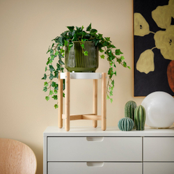 IKEA HONUNGSPALM  (ИКЕА ХОНУНГСПАЛМ)  -  Кашпо для цветов - для дома/улицы зелёное 19 см