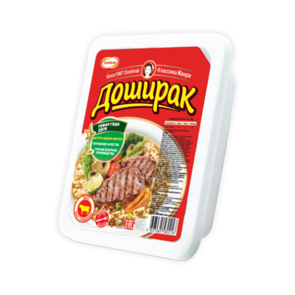 Доширак говядина 90гр 1/24