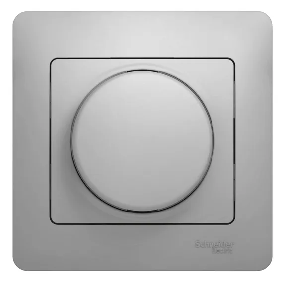 Светорегулятор поворотный, 300 Вт Systeme Electric Glossa Алюминий GSL000334