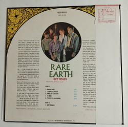 Винтажная виниловая пластинка LP Rare Earth Get Ready (Japan 1974) (Obi)
