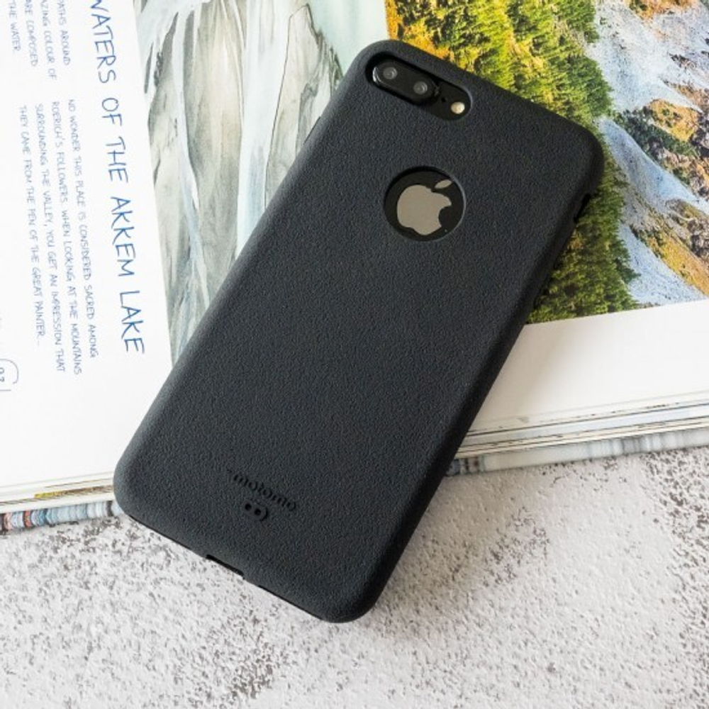Силиконовый чехол Motomo для iPhone 7 Plus, 009622 Черный