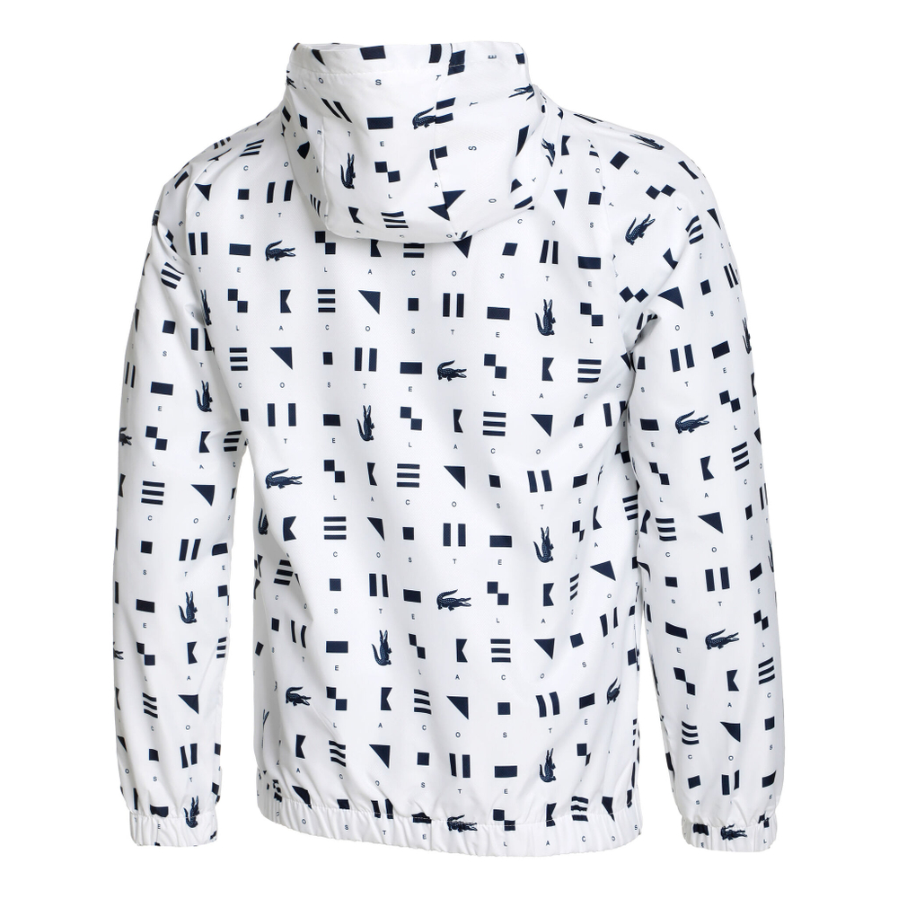 Мужские теннисные Костюмы Lacoste Men - White, Dark Blue