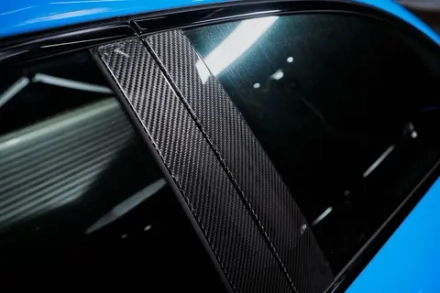 Комплект накладок на стойки окон для AUDI S4 & A4 S LINE 2020-2025+ Ауди