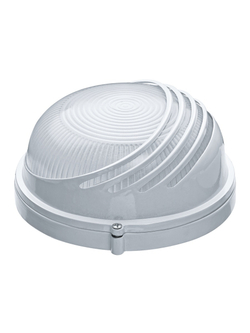 Светильник ЛОН 94 817 NBL-R3-60-E27/WH 1х60Вт E27 IP54 (аналог НПБ 1307 бел. круг ресн. 60Вт) Navigator 94817