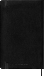 Блокнот Moleskine Classic Soft (QP617) 13х21см 192стр. в клетку, мягкая обложка, черный