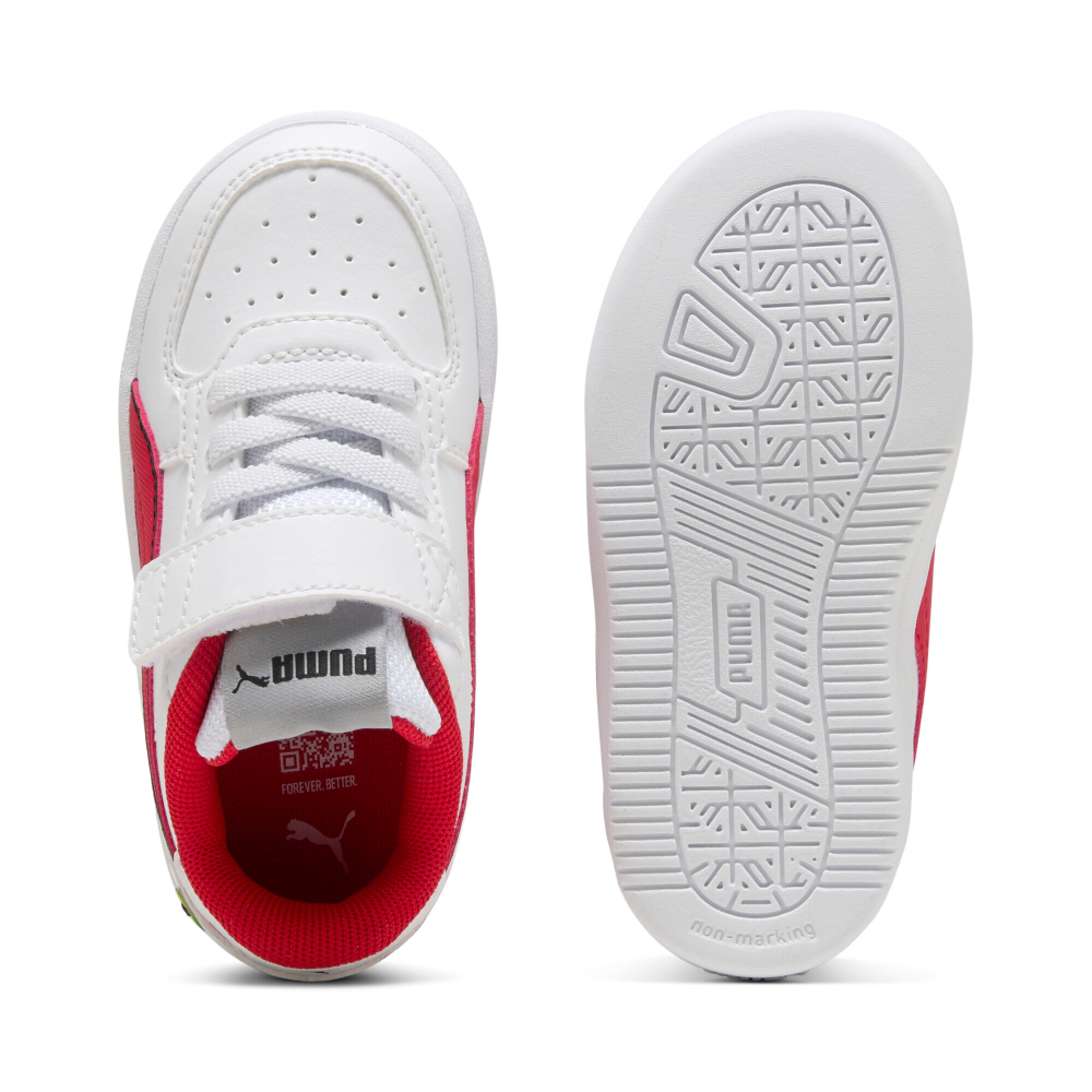 PUMA X SCUDERIA FERRARI ДЕТСКИЕ КРОССОВКИ CAVEN 2.0, БЕЛЫЙ