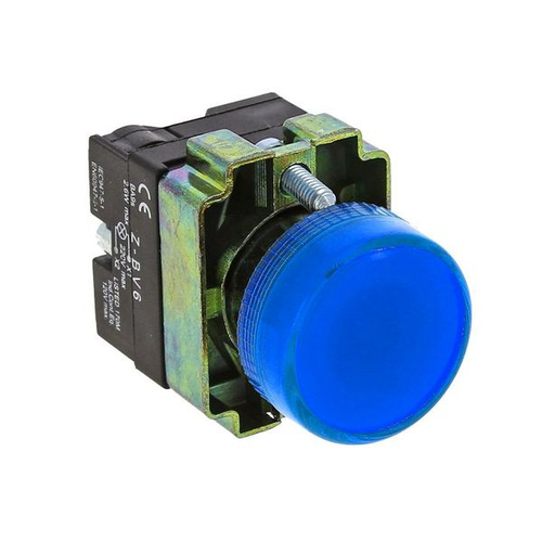 Лампа сигнальная BV66 синяя EKF (200.00 шт.) xb2-bv66