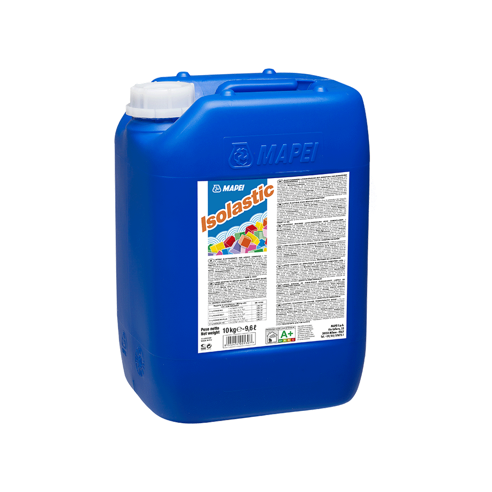 MAPEI Добавка для эластичности клеев на цементной основе ISOLASTIC / ИЗОЛАСТИК, канистра 9 кг