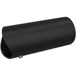 Электрический полотенцесушитель Aquatek Альфа П10 500x900 AQ EL RRP1090BL с полкой Черный муар