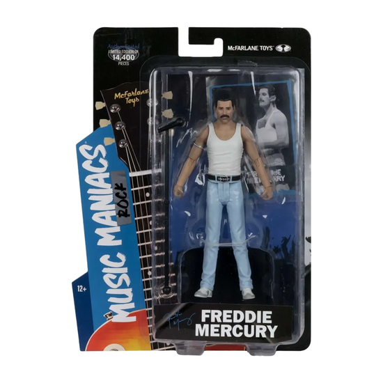 Фигурка McFarlane Фредди Меркьюри QUEEN Rock&Roll Music Maniacs 15 см — дополнительное фото