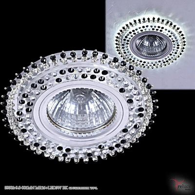 59502-9.0-001MN MR16+LED3W BK светильник точечный Reluce, GU5.3х1