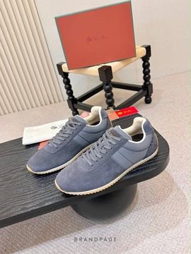 Кроссовки серо-голубые от Loro Piana BP5-289571
