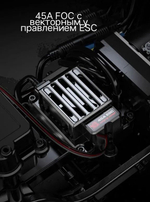 MJX H12Y+ Upgrade 1/12 RC краулер с бесколлекторным мотором,настройка с телефона по блютуз , алюминиевый корпус, металлические амортизаторы и шестерни, RTR
