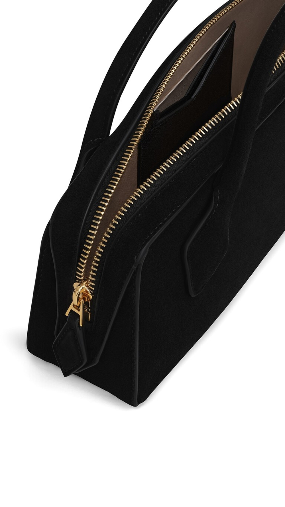 ALAÏA КЛАТЧ LE TECKEL ИЗ ЗАМШИ, ЧЕРНЫЙ