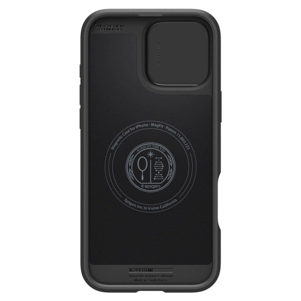 Накладка для i-Phone 16 Pro Max 6.7" Spigen Optik Armor MagSafe (ACS08015) черный