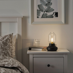 IKEA TÄRNABY  (ИКЕА ТЭРНАБИ)  -  Лампа настольная - с регулировкой яркости антрацит 25 см
