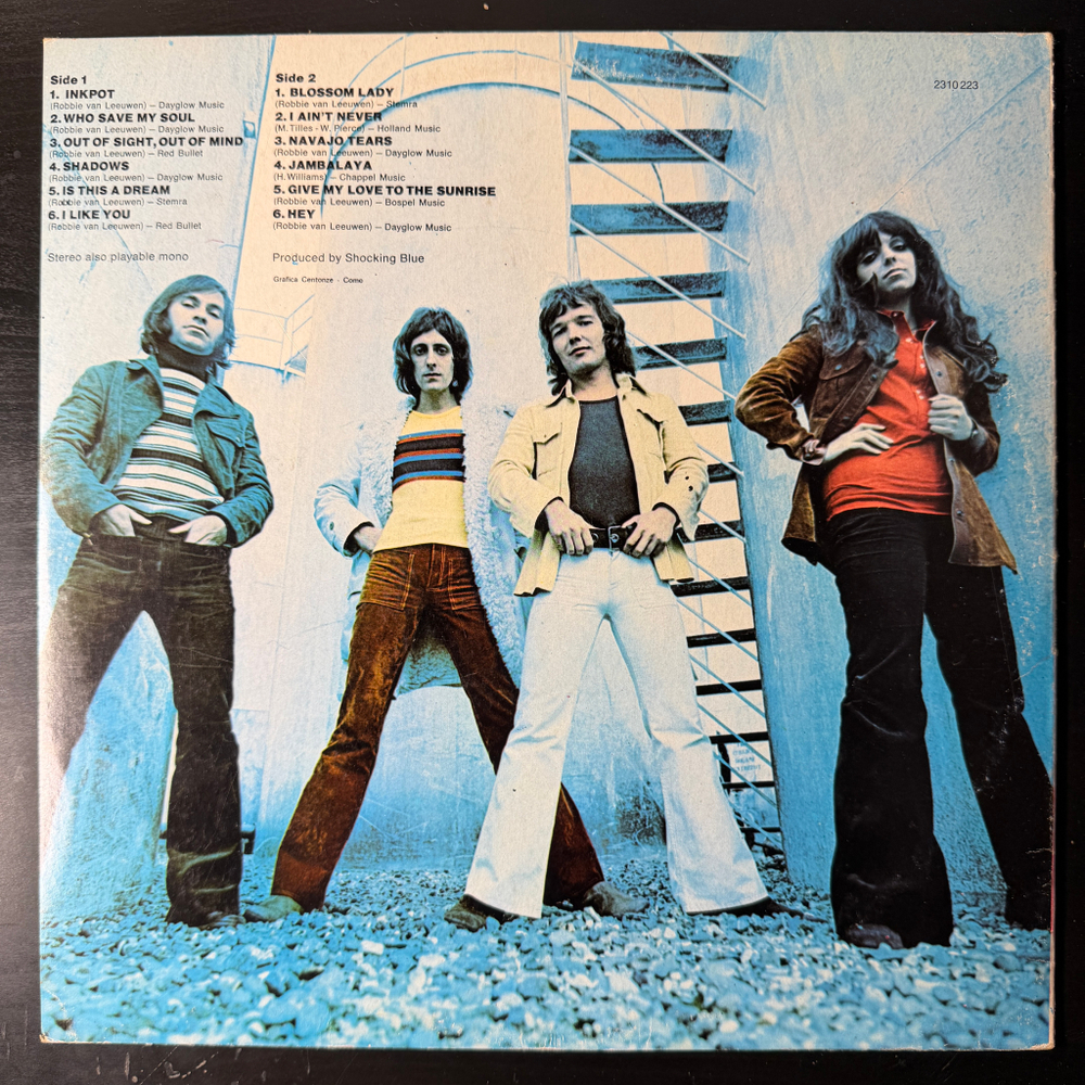 Shocking Blue ‎– Inkpot (Италия 1972г.)