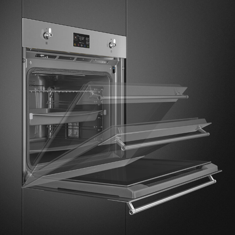 Многофункциональный духовой шкаф Smeg SOP6302S2PX