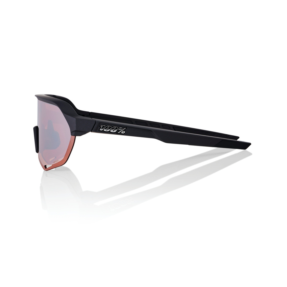 Спортивные очки 100% S2 / Soft Tact Black / HiPER Crimson Silver Mirror Lens