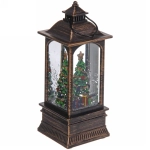 Сувенир с подсветкой Christmas «Фонарь - Нарядная ёлочка» 12,8х5,4 см (3хAG13)