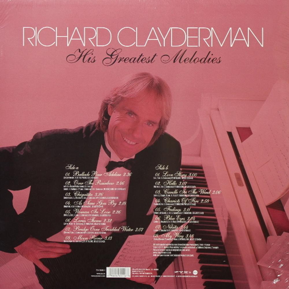 Richard Clayderman / His Greatest Melodies (LP)