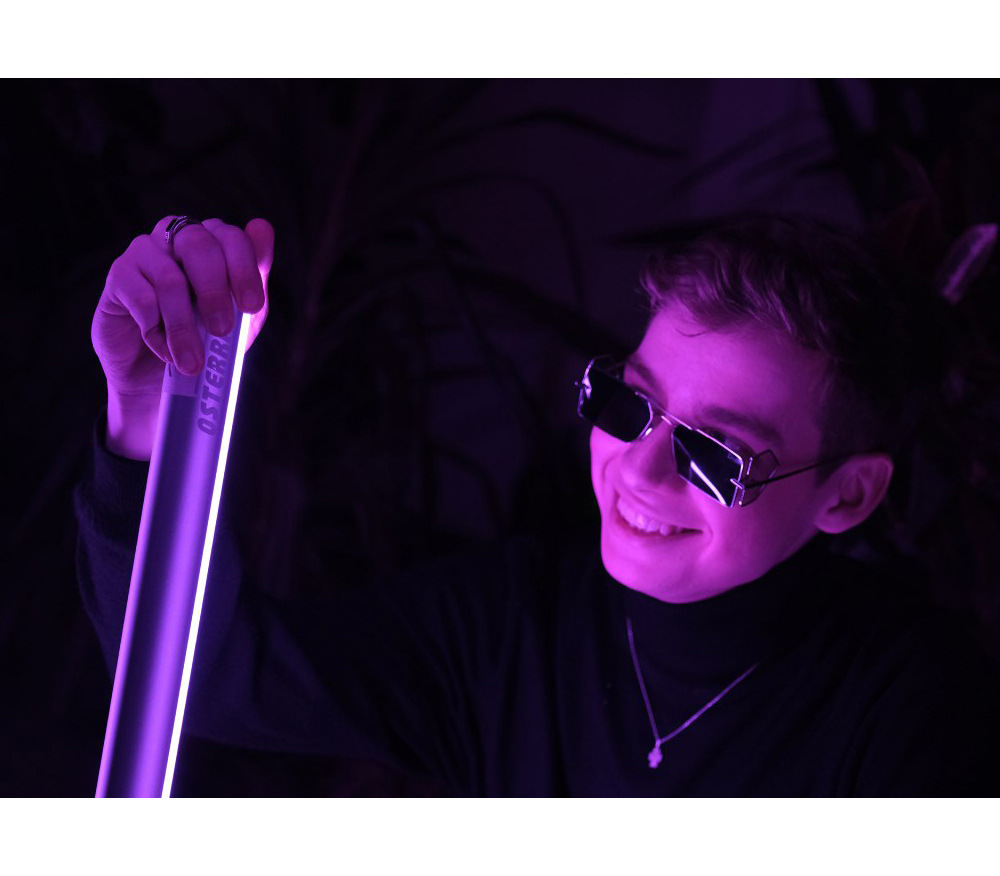 Осветитель Osterrig Sirius 2, RGB, 100 см, комплект с кейсом, серебро