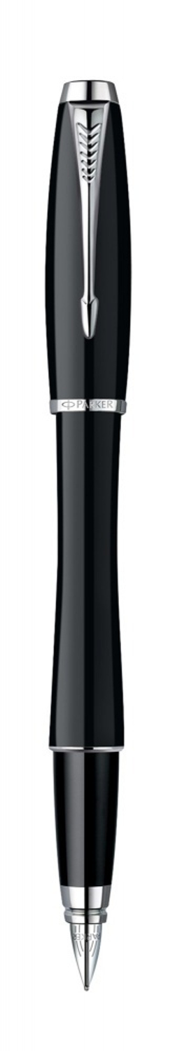 Перьевая ручка Parker Urban F200, цвет: London Cab Black CT, перо: F, цвет чернил: blue, в подарочной упаковке