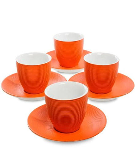 Love Drinks FD-18 Кофейный н-р на 4 перс. «Колумбия» оранж