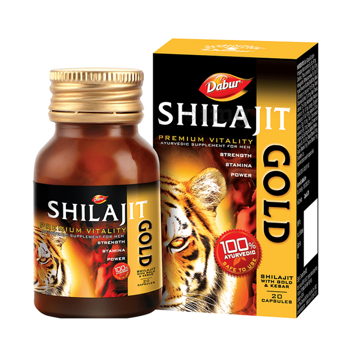 БАД Dabur Shilajit Gold Шиладжит (Мумие) 20 капс