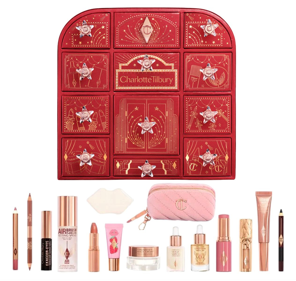 Charlotte Tilbury Бьюти Адвент-календарь 2026 на 12 дней (15 средств внутри)
