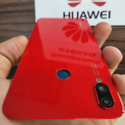 Крышка для Huawei Nova 3i (заднее стекло) "хорошее качество" цвет: красный