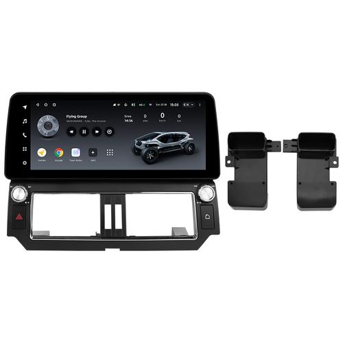 Магнитола для Toyota Land Cruiser Prado 150 2013-2017 (рамка F1 ) - Teyes LUX ONE монитор 12.3" 2K QLED на Android 10, Быстрая, CarPlay, 4G SIM-слот