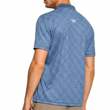Мужское теннисное поло EA7 Man Jersey - optical blue/china