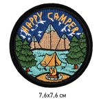 Аппликация термоклеевая "Happy Camper" 7.6х7.6 см, 10 шт