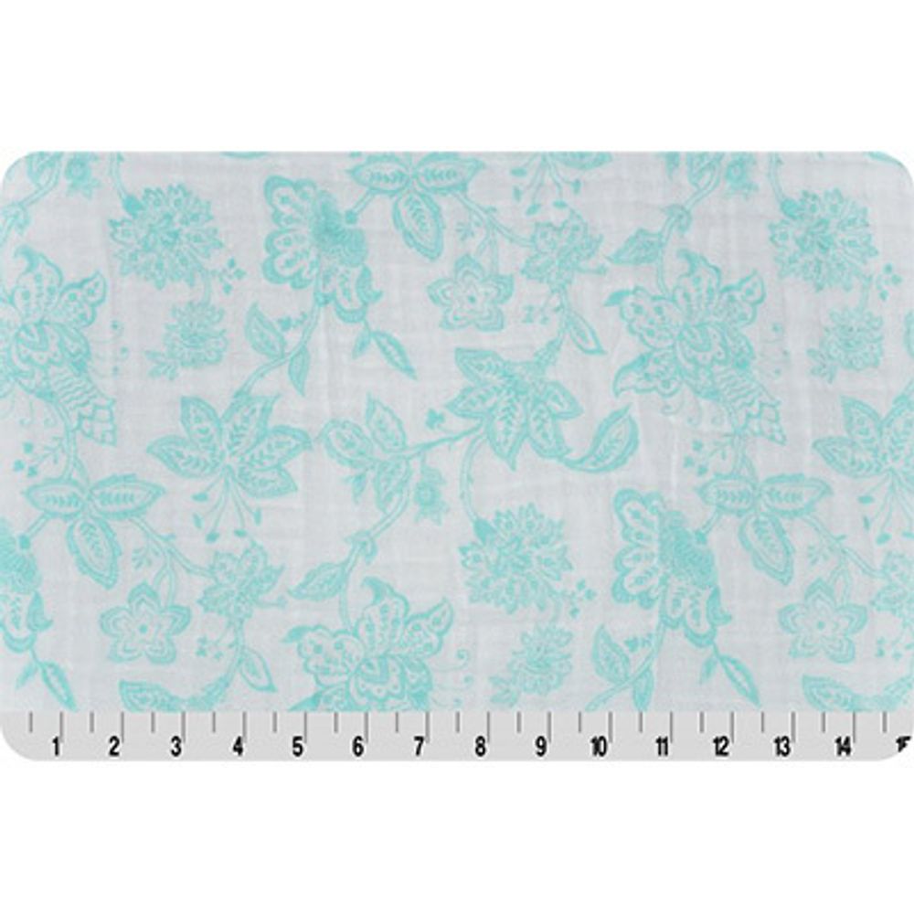 Ткань для пэчворка Peppy Embrace (марлевка), отрез 100х125 см, 120 г/м², garden toile aruba, Shannon Fabrics Ткань для пэчворка Peppy Embrace (марлевка), отрез 100х125 см, 120 г/м², garden toile aruba, Shannon Fabrics