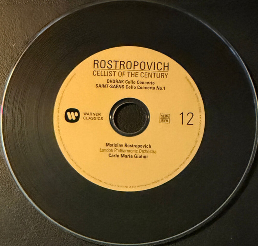 Mstislav Rostropovich / Cellist Of The Century (The Complete Warner Recordings)(40CD+3DVD)