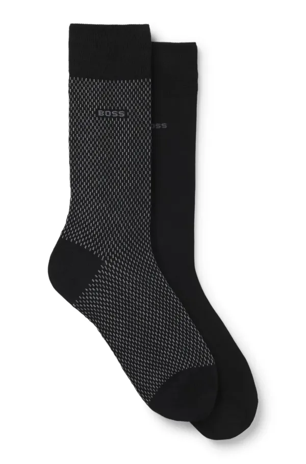 Носки (2 пары) мужские BOSS 2P RS Minipattern CC