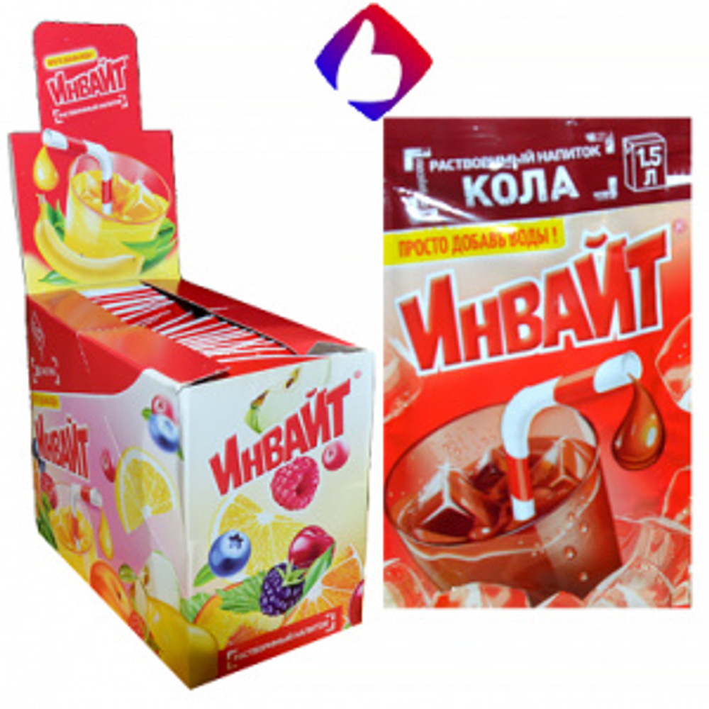 Растворимый напиток Invite Кола 12г*24шт