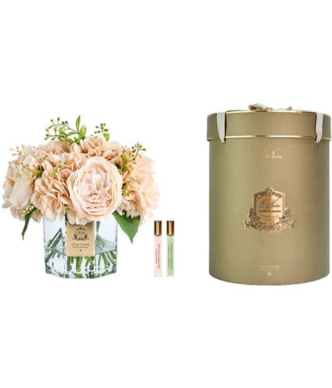 Букет гортензии с розами Classic bouquet Champagne, Cote Noire