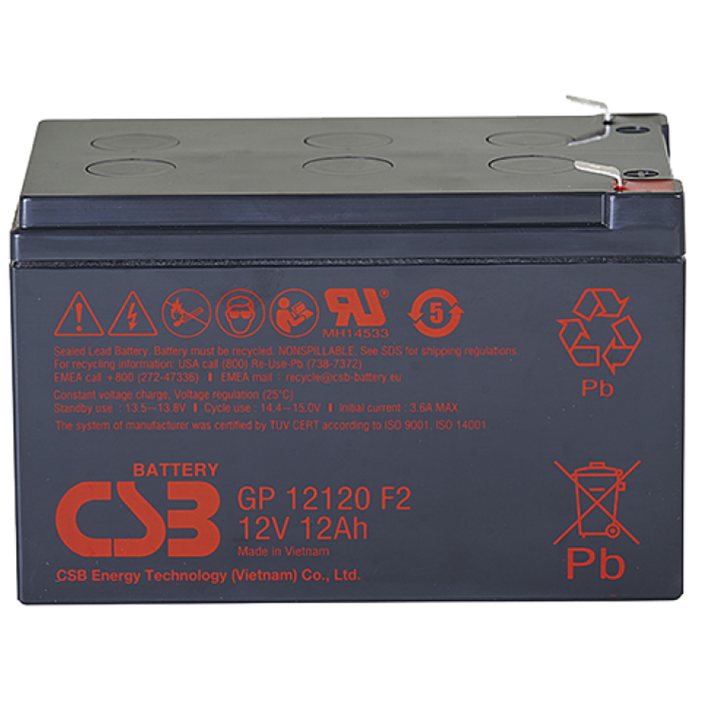 Аккумулятор CSB GP12120 - AGM ( 12В / 12Ач ) Аккумулятор CSB GP12120 - AGM ( 12В / 12Ач )
