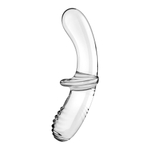 Satisfyer Double Crystal Стеклянный фаллос двусторонний