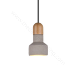 Pendant design lamp  QIE BAMBOO by Bentu Design (Grey)