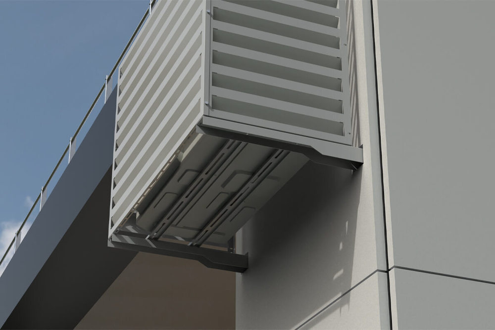 Корзина для кондиционера KDK/F/P2 "Ламели" 1000x700x550