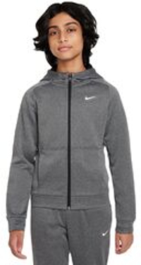 Детская теннисная толстовка Nike Kids Therma-FIT Full-Zip - black/white
