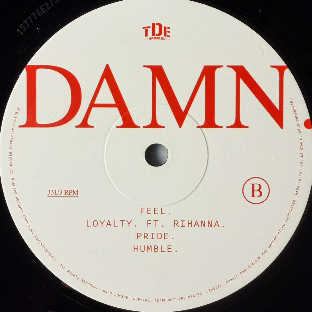 Kendrick Lamar - Damn 2LP (Европа 2022г.)